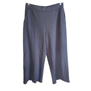 Eileen Fisher Navy Wide-Leg Pants